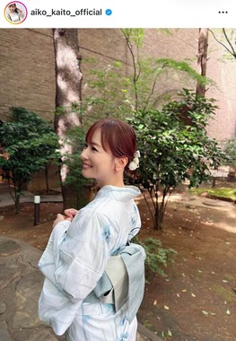 皆藤愛子さんのインスタグラム（＠aiko_kaito_official）より