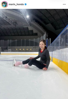 本田真凜選手のインスタグラム（＠marin_honda）より
