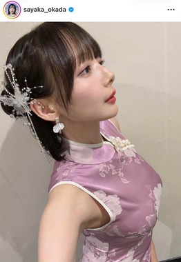岡田紗佳さんのインスタグラム（＠sayaka_okada）より