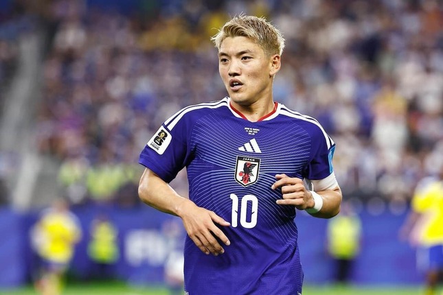 堂安律選手（写真：ムツ・カワモリ/アフロ）
