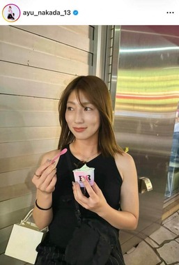 仲田歩夢選手のインスタグラム（＠ayu_nakada_13）より