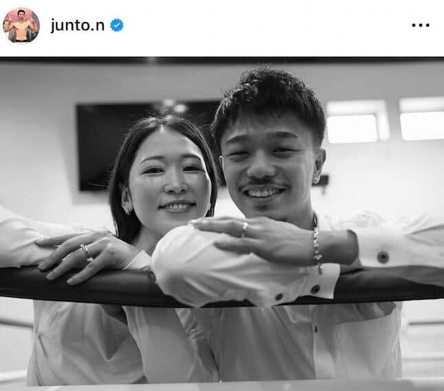 中谷潤人選手のインスタグラム（＠junto.n）より
