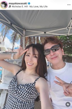 川崎麻世さんのインスタグラム（＠mayokawasaki）より