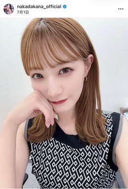 中田花奈さんのインスタグラム（＠nakadakana_official）より