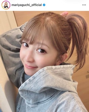 矢口真里さんのインスタグラム（＠mariyaguchi_official）より