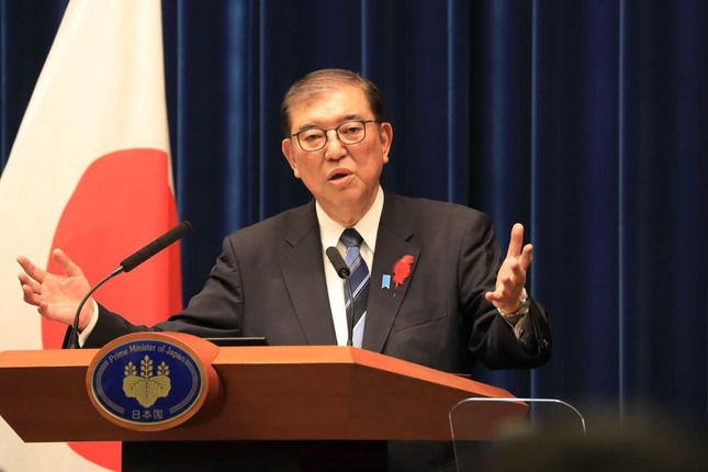 石破茂前首相（2024年10月撮影）
