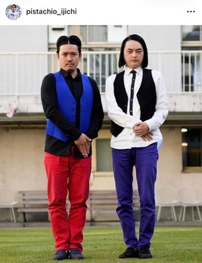 「ピスタチオ」時代の伊地知大樹さん（左）と小澤慎一朗さん。ピスタチオ伊地知さんのインスタグラム（＠pistachio_ijichi）より