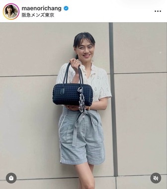 前田典子さんのインスタグラム（＠maenorichang）より