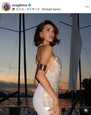 アリーナ・ザギトワ選手のインスタグラム（＠azagitova）より