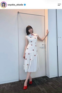 岡田紗佳さんのインスタグラム（＠sayaka_okada）より
