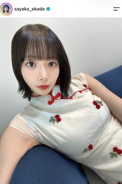 岡田紗佳さんのインスタグラム（＠sayaka_okada）より