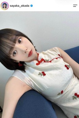 岡田紗佳さんのインスタグラム（＠sayaka_okada）より