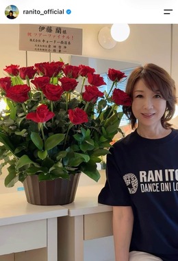 伊藤蘭さんのインスタグラム（＠ranito_official）より