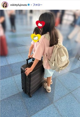 藤本美貴さんのインスタグラム（＠mikittyfujimoto）より