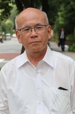 久米晃・自民党元事務局長（金本裕司撮影）
