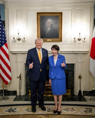 トランプ大統領と高市首相（ホワイトハウス公式サイトより）