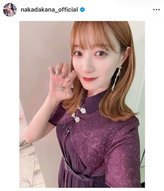 中田花奈さんのインスタグラム（＠nakadakana_official）より