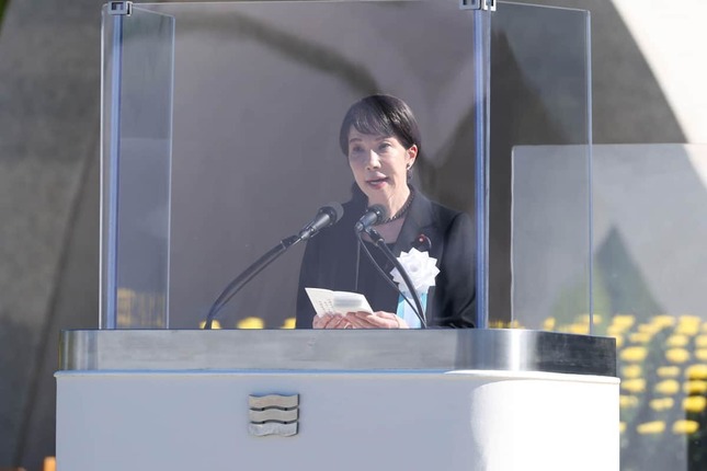 高市早苗首相。広島からのトンボ帰りが波紋を広げた（写真は高市首相のXから）