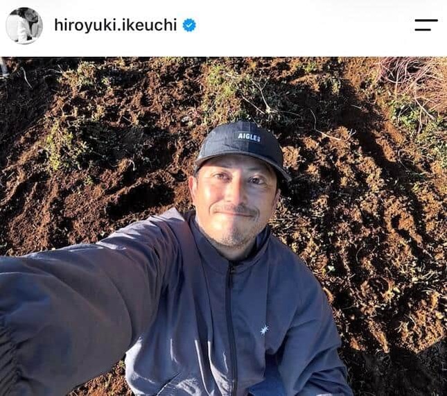 池内博之さんのインスタグラム（＠hiroyuki.ikeuchi）より