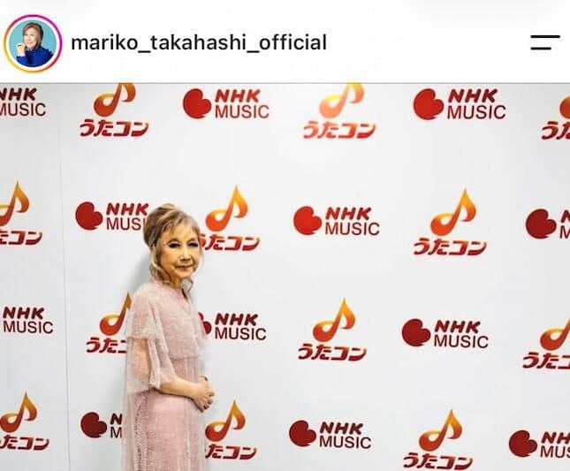 高橋真梨子さんのインスタグラム（＠mariko_takahashi_official）より
