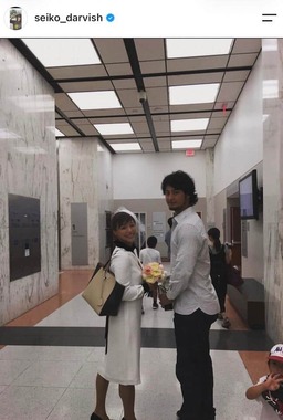 山本聖子さんのインスタグラム（＠seiko_darvish）より
