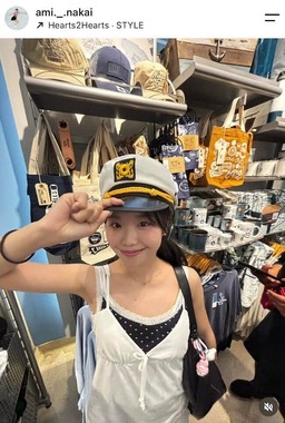 中井亜美選手のインスタグラム（＠ami._.nakai）より