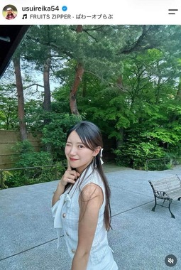 臼井麗香選手のインスタグラム（＠usuireika54）より