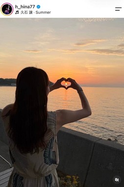 早田ひな選手のインスタグラム（＠h_hina77）より