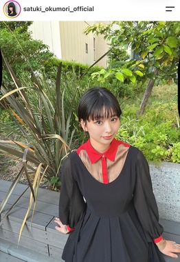 奥森皐月さんのインスタグラム（＠satuki_okumori_official）より