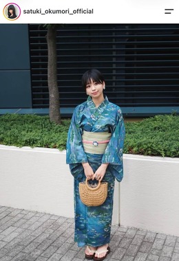 奥森皐月さんのインスタグラム（＠satuki_okumori_official）より