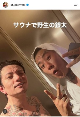 田中聖さんのインスタグラム（＠kt.joker.1105）より
