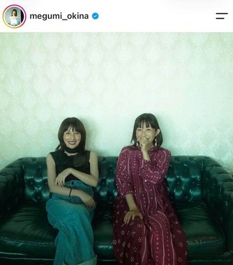 奥菜恵さんのインスタグラム（＠megumi_okina）より