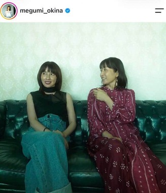 奥菜恵さんのインスタグラム（＠megumi_okina）より