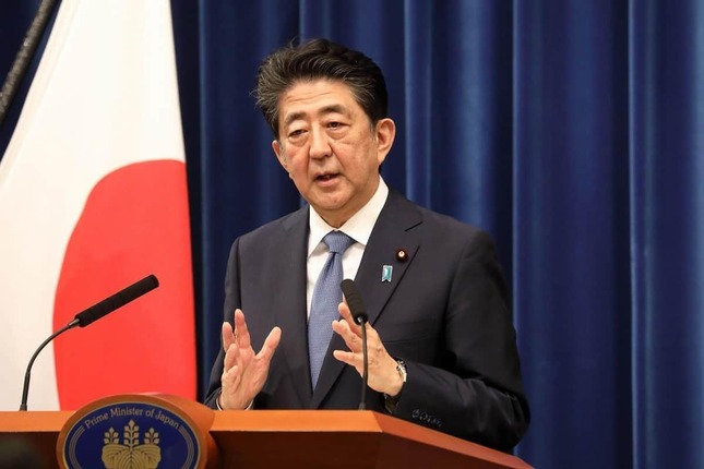 安倍晋三元首相（2020年8月撮影）

