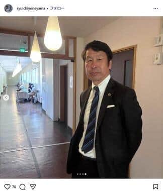 米山隆一氏のインスタグラム（ryuichiyoneyama）より