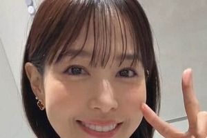 鷲見玲奈アナ、膝上白ミニスカウェア姿にドキっ　「可愛いウェアでテンション上げて、そろそろゴルフの練習頑張ります！」