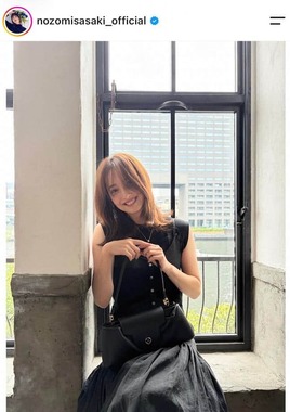 佐々木希さんのインスタグラム（＠nozomisasaki_official）より