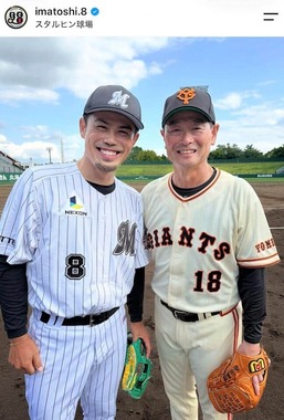 今江敏晃氏のインスタグラム（＠imatoshi.8）より