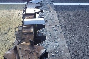熊本地震で南九州道の接続部が破損する瞬間　国交省が映像公開「本復旧に向けた貴重なデータ」