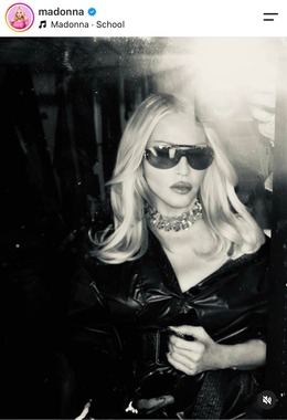 マドンナのインスタグラム（＠madonna）より
