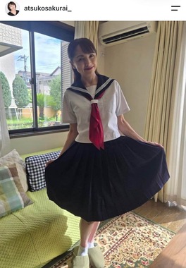 櫻井淳子さんのインスタグラム（＠atsukosakurai_）より