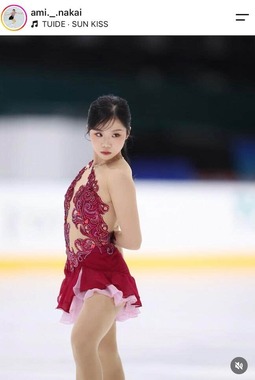 中井亜美選手のインスタグラム（＠ami._.nakai）より