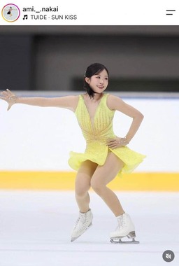 中井亜美選手のインスタグラム（＠ami._.nakai）より