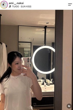 中井亜美選手のインスタグラム（＠ami._.nakai）より