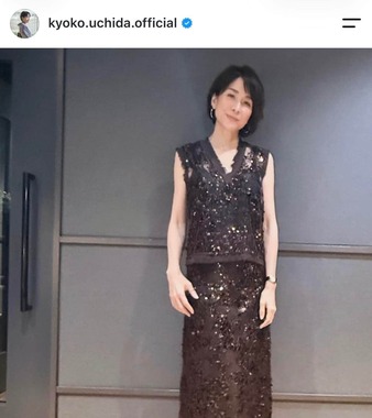 内田恭子さんのインスタグラム（＠kyoko.uchida.official）より