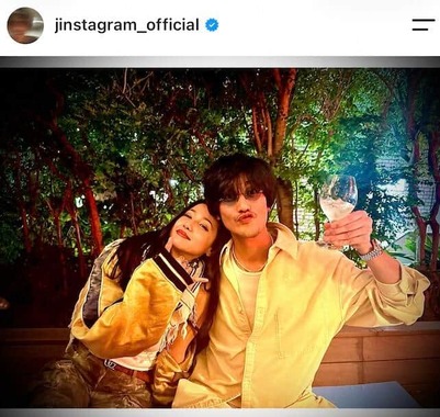 赤西仁さんのインスタグラム（＠jinstagram_official）より