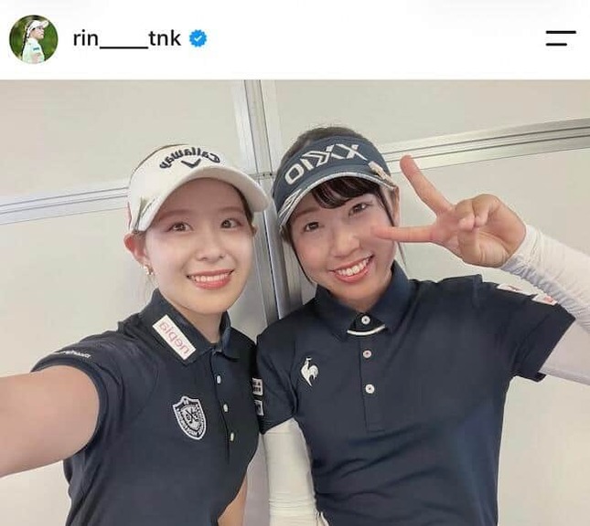 吉田鈴選手のインスタグラム（＠rin____tnk）より