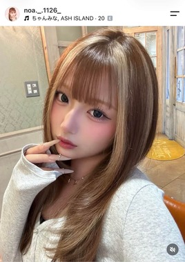 希空さんのインスタグラム（＠noa._.1126_）より
