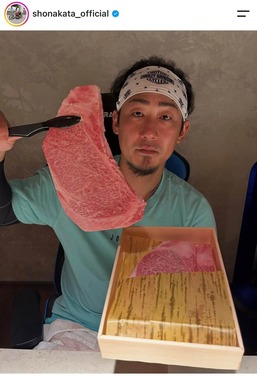 中田氏（本人インスタグラムより）