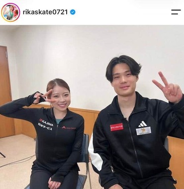 紀平梨花選手のインスタグラム（＠rikaskate0721）より